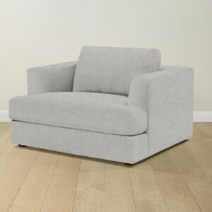 The Varick Chair-and-a-Half - Merino Heather Grey