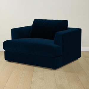 The Varick Chair-and-a-Half - Mohair Admiral