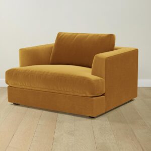 The Varick Chair-and-a-Half - Mohair Amber