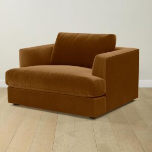 The Varick Chair-and-a-Half - Mohair Brown Sugar