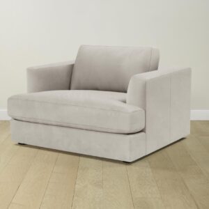 The Varick Chair-and-a-Half - Nubuck Leather Sail