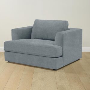 The Varick Chair-and-a-Half - Performance Mélange Weave Aegean