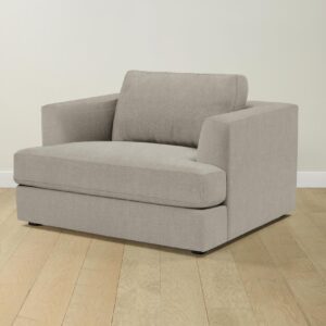 The Varick Chair-and-a-Half - Performance Tweed Oatmeal