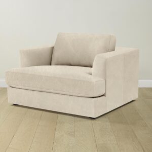 The Varick Chair-and-a-Half - Tuscan Leather Bisque