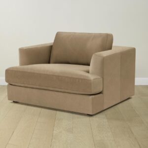 The Varick Chair-and-a-Half - Tuscan Leather Camel