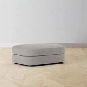 The Varick Ottoman - Italian Bouclé Fossil