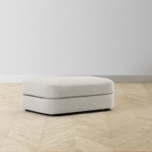 The Varick Ottoman - Merino Dusk
