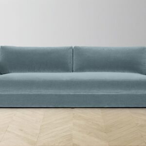 The Varick Sectional - Mohair Slate Blue