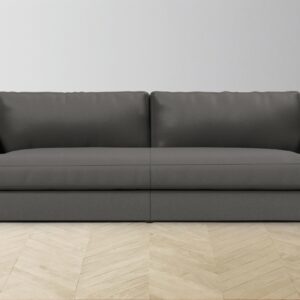 The Varick Sectional - Pebbled Leather Ash