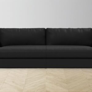 The Varick Sectional - Pebbled Leather Ink