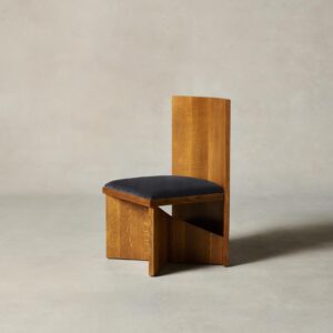 The Venice Chair - Performance Velvet Flannel