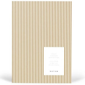 Vita Medium Softcover Notebook | Ochre Lines