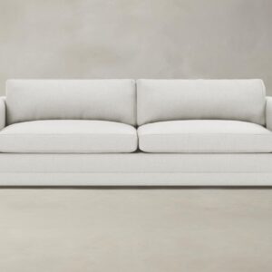 The Warren Sofa - Heritage Belgian Linen Egret