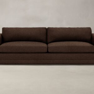 The Warren Sectional - Italian Brushed Wool Cocoa