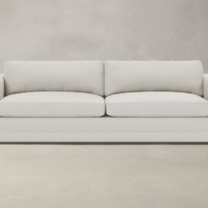 The Warren Sectional - Italian Brushed Wool Vanilla