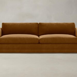 The Warren Sectional - Mohair Brown Sugar
