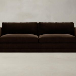 The Warren Sofa - Mohair Chocolate