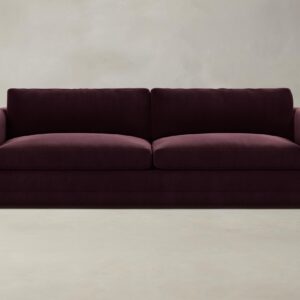 The Warren Sectional - Performance Velvet Merlot