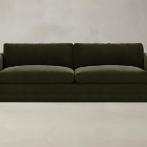 The Warren Sofa - Performance Velvet Olive