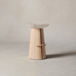 The Weston Bar & Counter Stool - Heritage Belgian Linen Summit