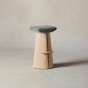 The Weston Bar & Counter Stool - Mohair Fog