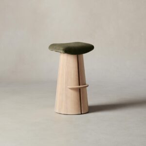 The Weston Bar & Counter Stool - Mohair Moss