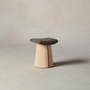 The Weston Stool - Mohair Mink