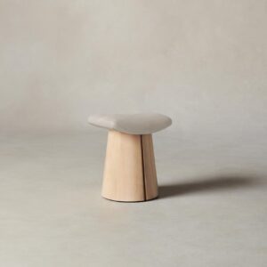 The Weston Stool - Nubuck Leather Sail