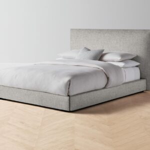 The Wythe Bed - Heritage Belgian Linen Agate