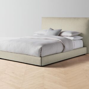 The Wythe Bed - Heritage Belgian Linen Alder