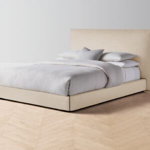 The Wythe Bed - Heritage Belgian Linen Husk
