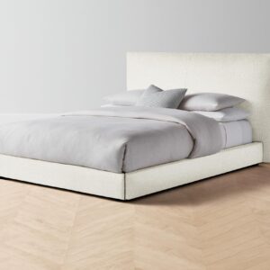 The Wythe Bed - Italian Bouclé White