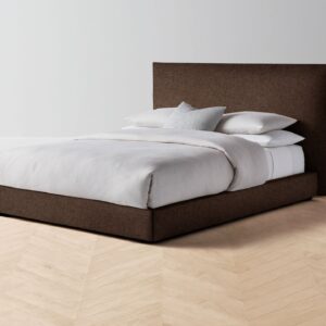 The Wythe Bed - Italian Brushed Wool Cocoa