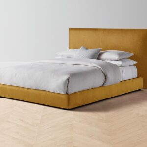 The Wythe Bed - Mohair Amber