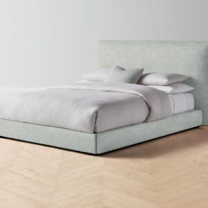 The Wythe Bed - Performance Mélange Weave Seaglass