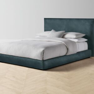 The Wythe Bed - Performance Velvet Lagoon