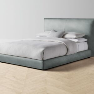 The Wythe Bed - Performance Velvet Seafoam