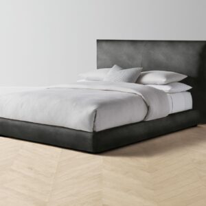 The Wythe Bed - Performance Velvet Slate