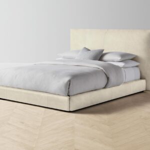 The Wythe Bed - Tuscan Leather Bisque